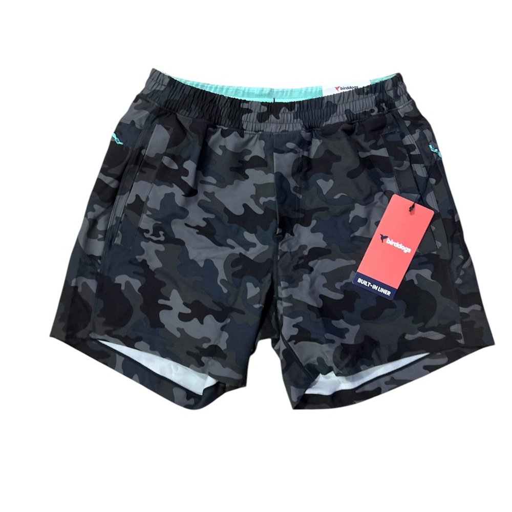 NWT Birddogs Camo Athletic Shorts size S - Picture 3 of 7